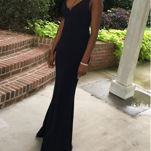 Lulu's Melora Mermaid V-neck Maxi Dress - Picture 8 of 16